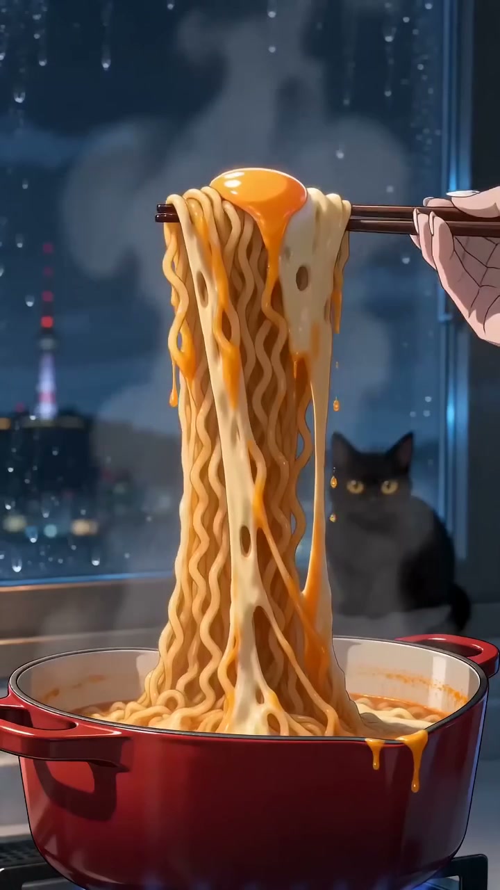 midnight cheese ramyeon