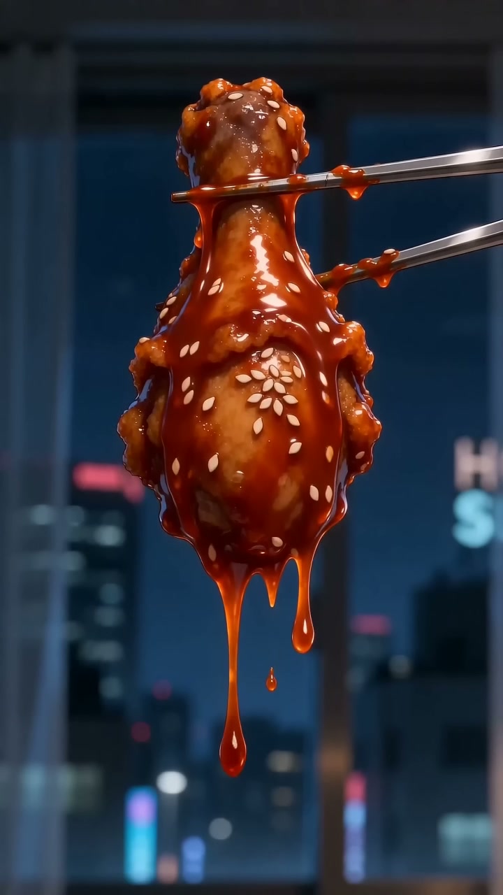 sticky gochujang fried chicken