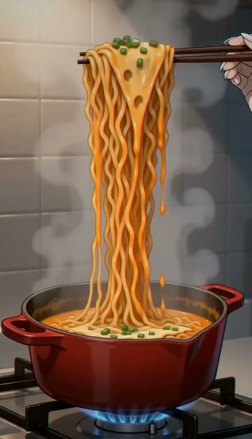 creamy milk-cheese ramyun